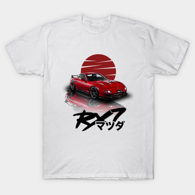 Mazda RX7 T-Shirt by RifkyAP28